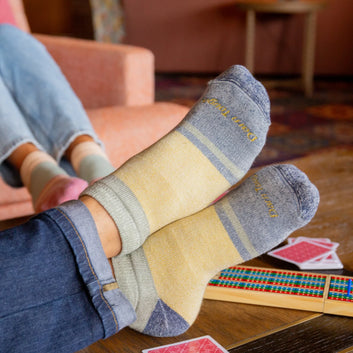 Darn Tough - 6128 Men's No Show Heavyweight Lifestyle Socks - Fennel