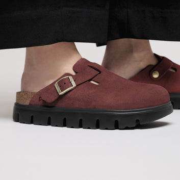 Birkenstock - Boston Chunky - Zinfandel Suede