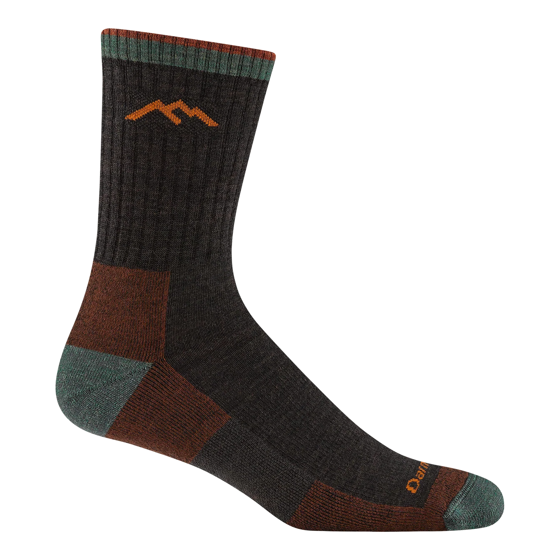 Darn Tough - 1466 Men's Micro Crew Mid-weight Hiking Socks - Walnut