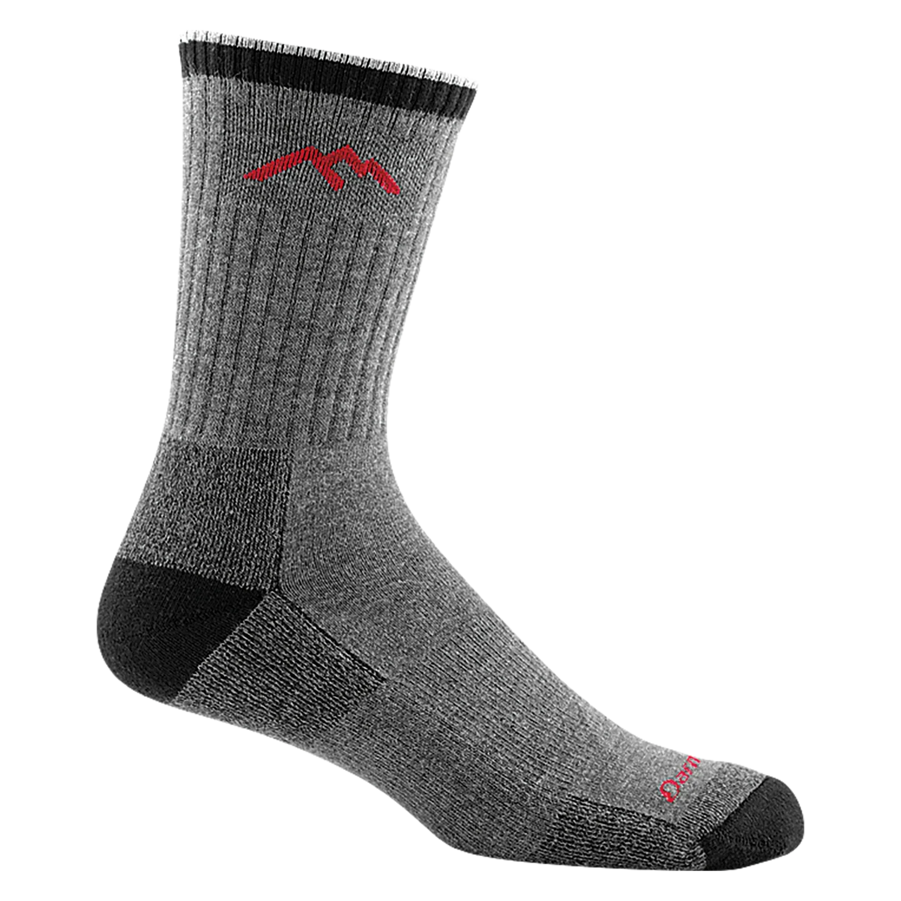 Darn Tough - 1931 Men's Coolmax Hiker Micro Crew Midweight Hiking Socks - Gray/Black