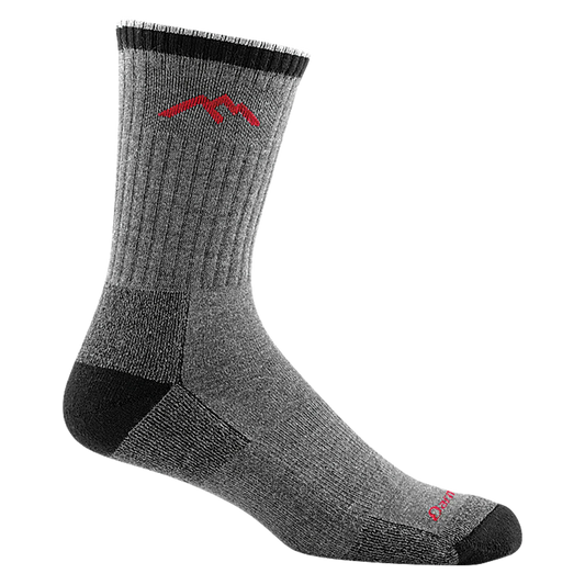 Darn Tough - 1931 Men's Coolmax Hiker Micro Crew Midweight Hiking Socks - Gray/Black