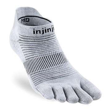 Injinji - Run Lightweight No-Show - Gray