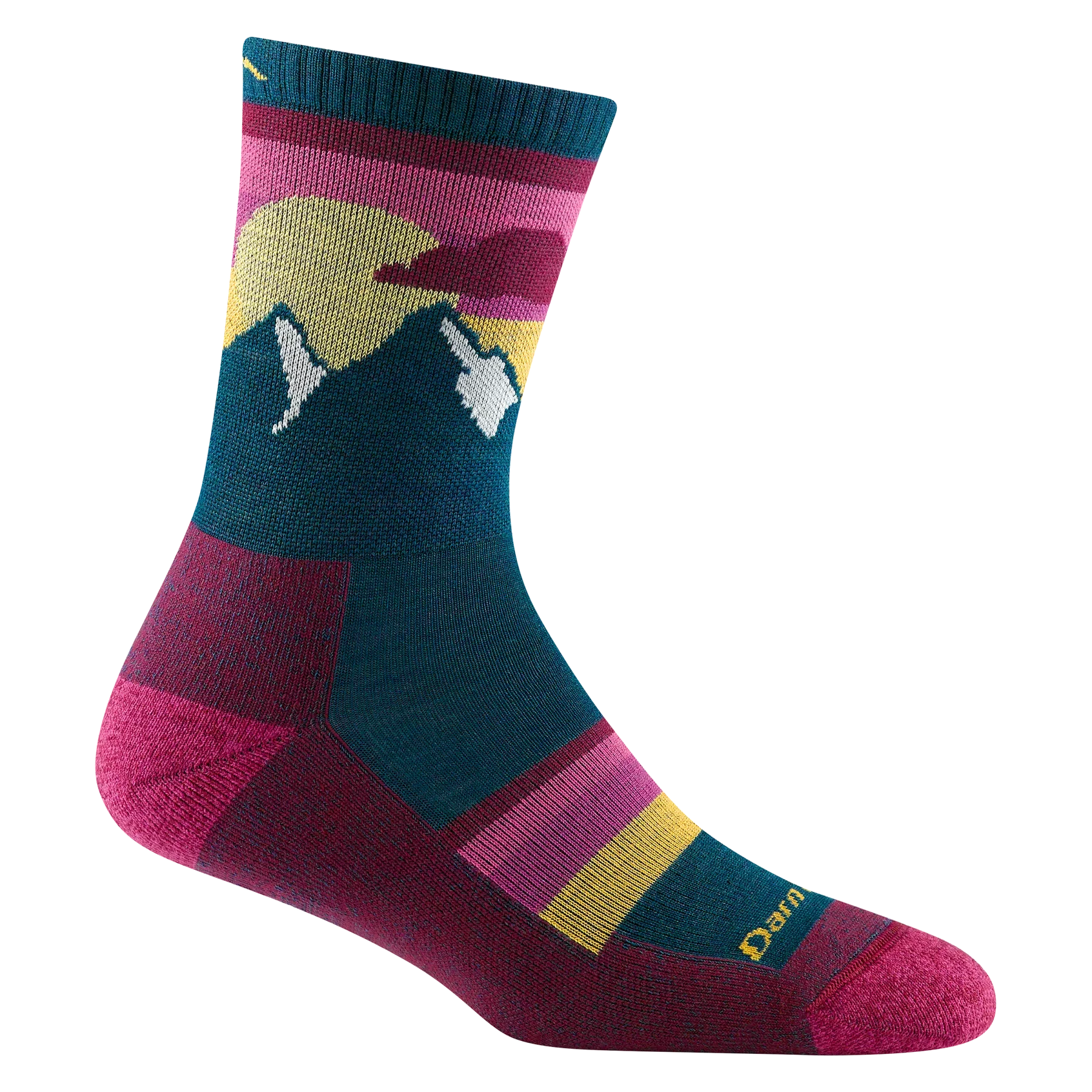 Darn Tough - 5005 Women's Micro Crew Lightweight Hiking Socks - Dark Teal