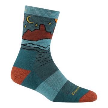 Darn Tough - 5023 Women's Celeste Micro Crew Midweight Hiking Socks - Teal