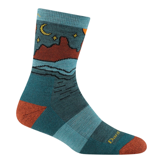 Darn Tough - 5023 Women's Celeste Micro Crew Midweight Hiking Socks - Teal