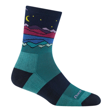 Darn Tough - 5025 Women's Mirror Lake Micro Crew Midweight Hiking Socks - Teal