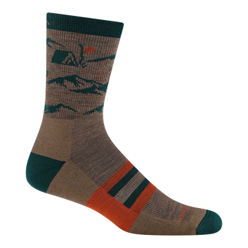 Darn Tough - 5021 Men's Micro Crew Mid-weight Hiking Socks - Bark