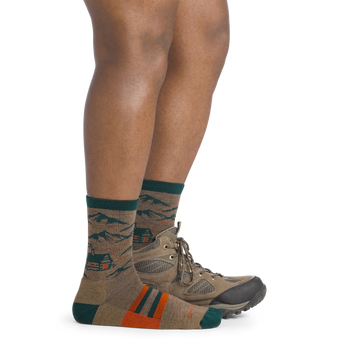Darn Tough - 5021 Men's Micro Crew Mid-weight Hiking Socks - Bark
