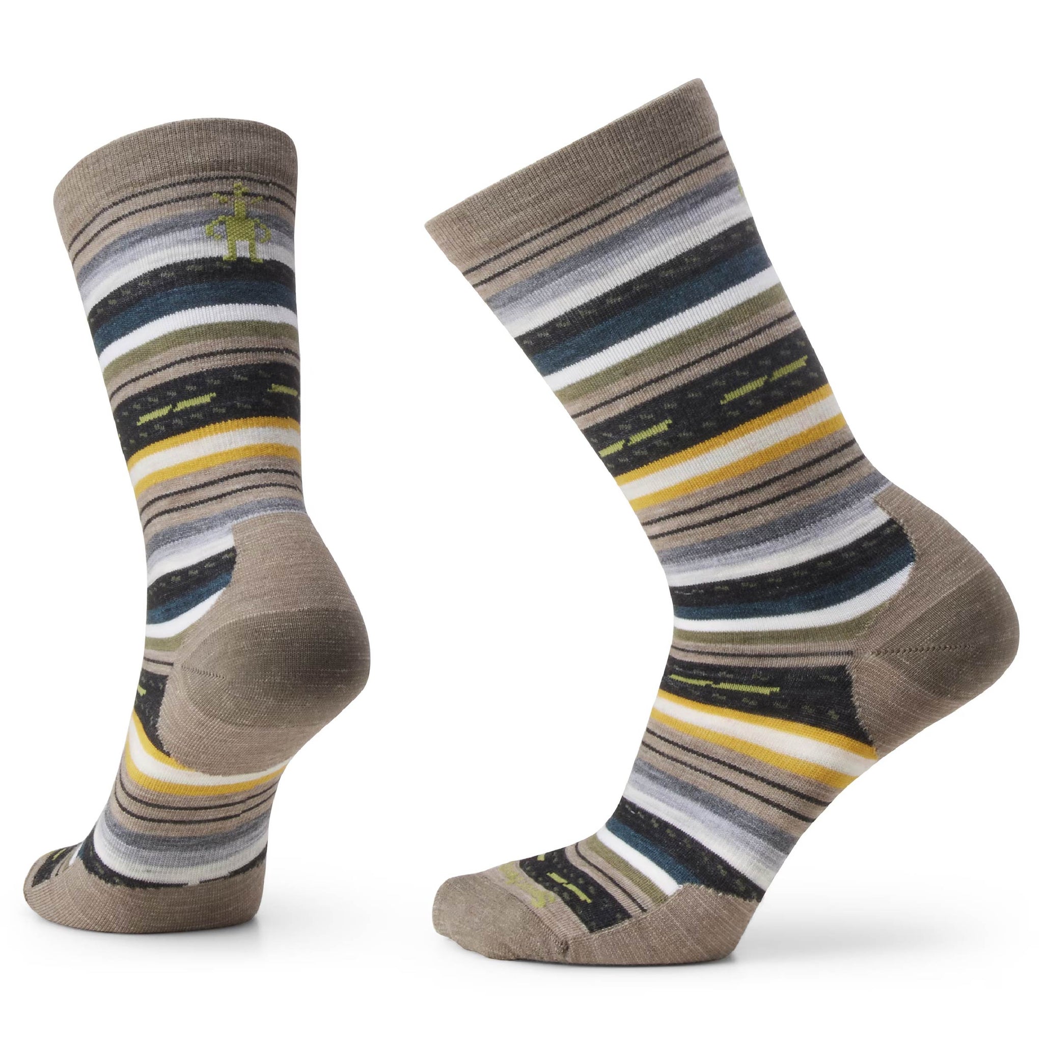 Smartwool - Unisex Margarita Crew Zero Cushion Socks - Fossil