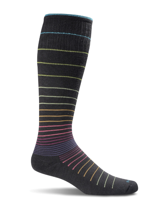 Sockwell - Women's Circulator - Moderate Graduated Compression Socks - Black 2