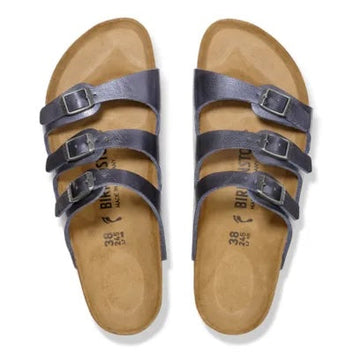 Birkenstock - Florida - Graceful Midnight Blue Birko-Flor