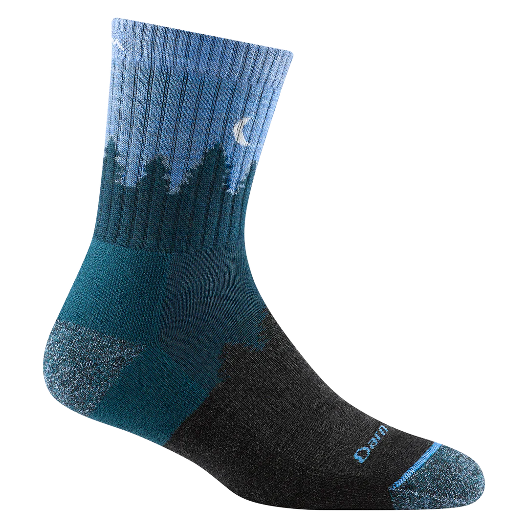 Darn Tough - Women's Treeline Micro Crew Midweight Hiking Sock - Blue