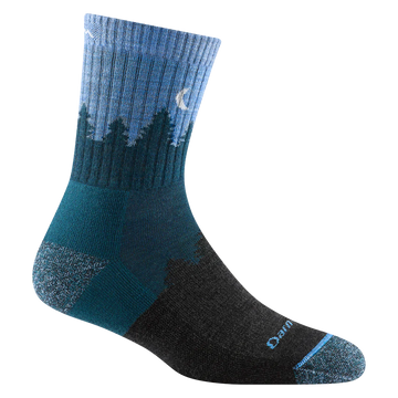 Darn Tough - Women's Treeline Micro Crew Midweight Hiking Sock - Blue