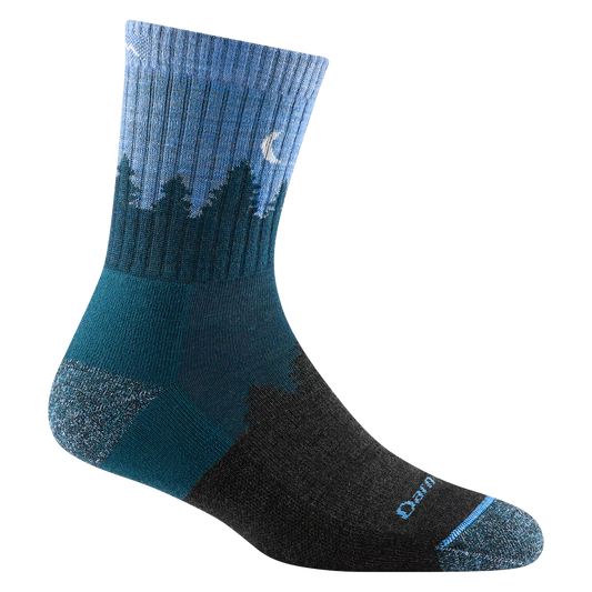 Darn Tough - Women's Treeline Micro Crew Midweight Hiking Sock - Blue